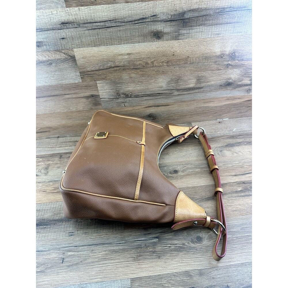 Dooney & Bourke leather Rebecca Luxury Logo Hobo Shoulder Bag - Picture 5 of 9